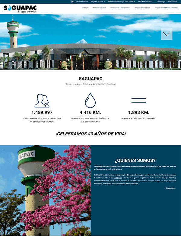 Saguapac - Cooperativa de servicio de agua potable y saneamiento básico